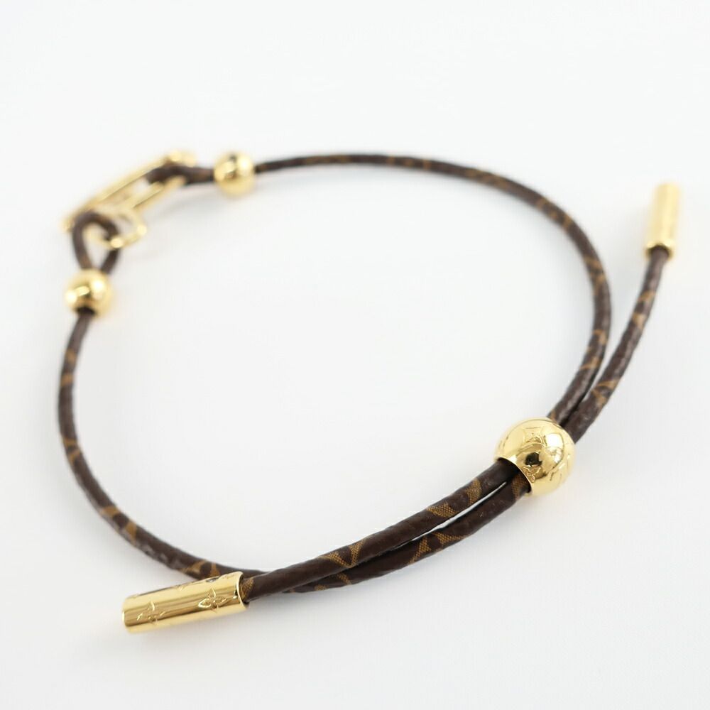 Louis Vuitton Bracelet Fall in Love Monogram Brown Gold — view 7