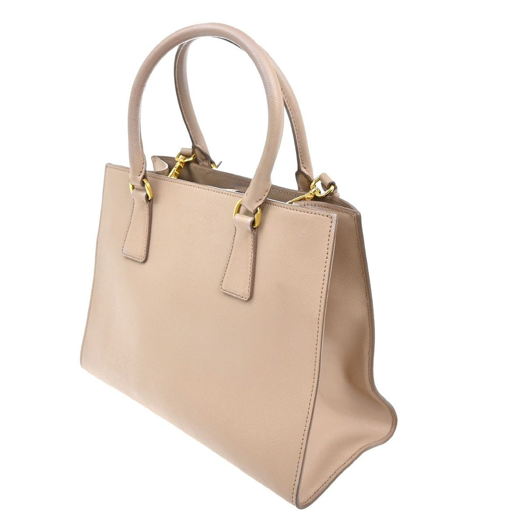 Prada Galleria Saffiano Shoulder Handbag 2-Way Pink Leather — view 4