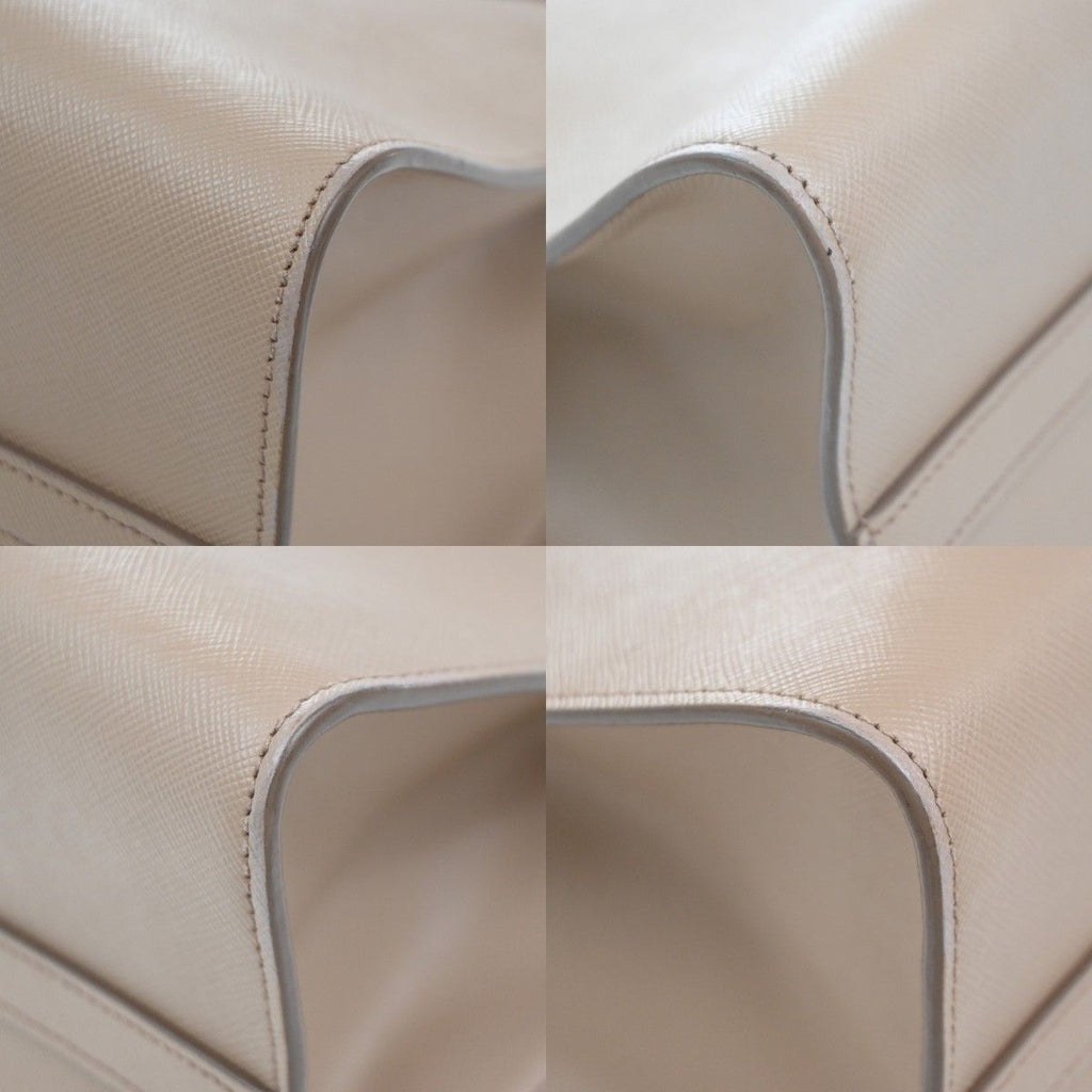 Prada Galleria Saffiano Shoulder Handbag 2-Way Pink Leather — view 8