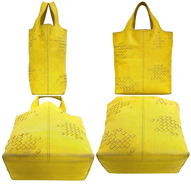 Bottega Veneta Tote Yellow Intrecciato — view 2