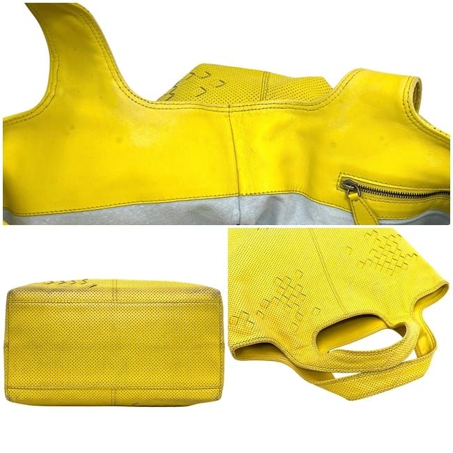 Bottega Veneta Tote Yellow Intrecciato — view 3