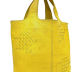 Bottega Veneta Tote Yellow Intrecciato — view 8
