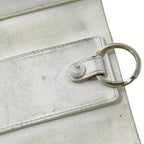 Chanel 4 Key Case White Quilted Leather Key Holder — view 5