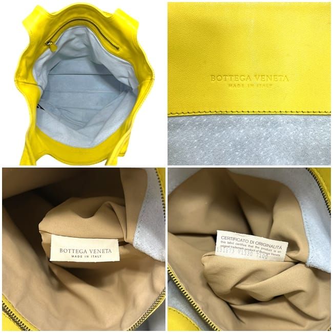 Bottega Veneta Tote Yellow Intrecciato — view 6