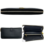 Saint Laurent Zip Around Wallet Black Cassandra Cfp — view 2