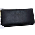 Saint Laurent Zip Around Wallet Black Cassandra Cfp — view 5