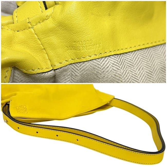 Loewe 2-Way Bag Flamenco Knot Yellow — view 5
