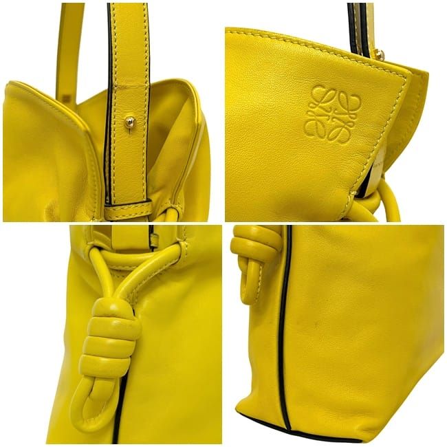Loewe 2-Way Bag Flamenco Knot Yellow — view 7