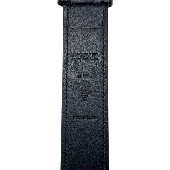 Loewe Belt Black Waist 80 cm 30 mm Leather — view 9