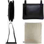 Loewe Shoulder Bag Gusset Flat Messenger Black — view 2