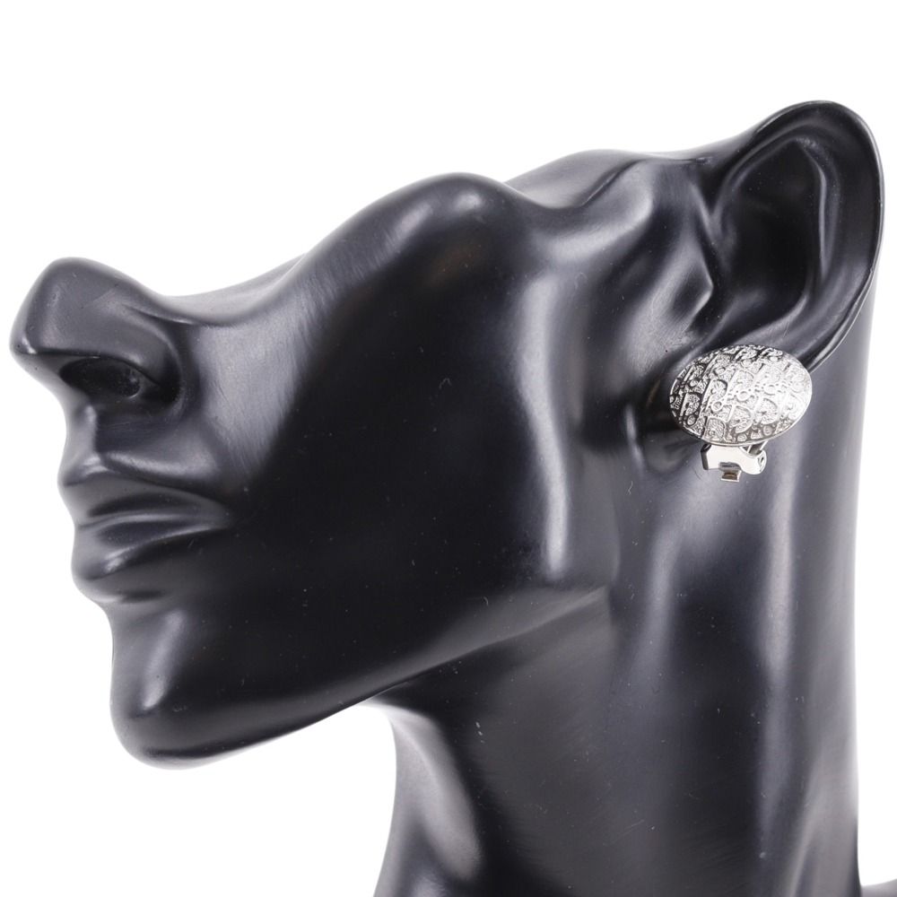 Dior Trotter Metal Silver Earrings — view 2