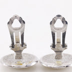 Dior Trotter Metal Silver Earrings — view 5