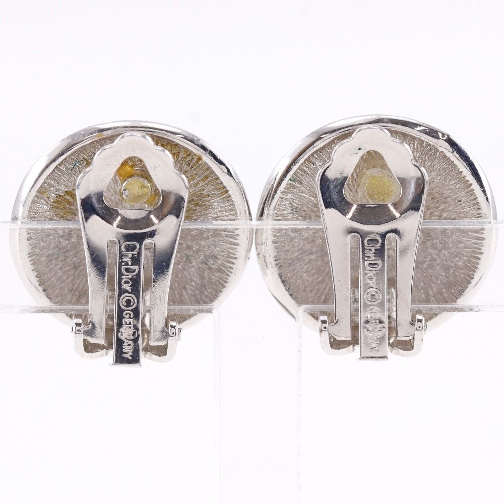 Dior Trotter Metal Silver Earrings — view 3