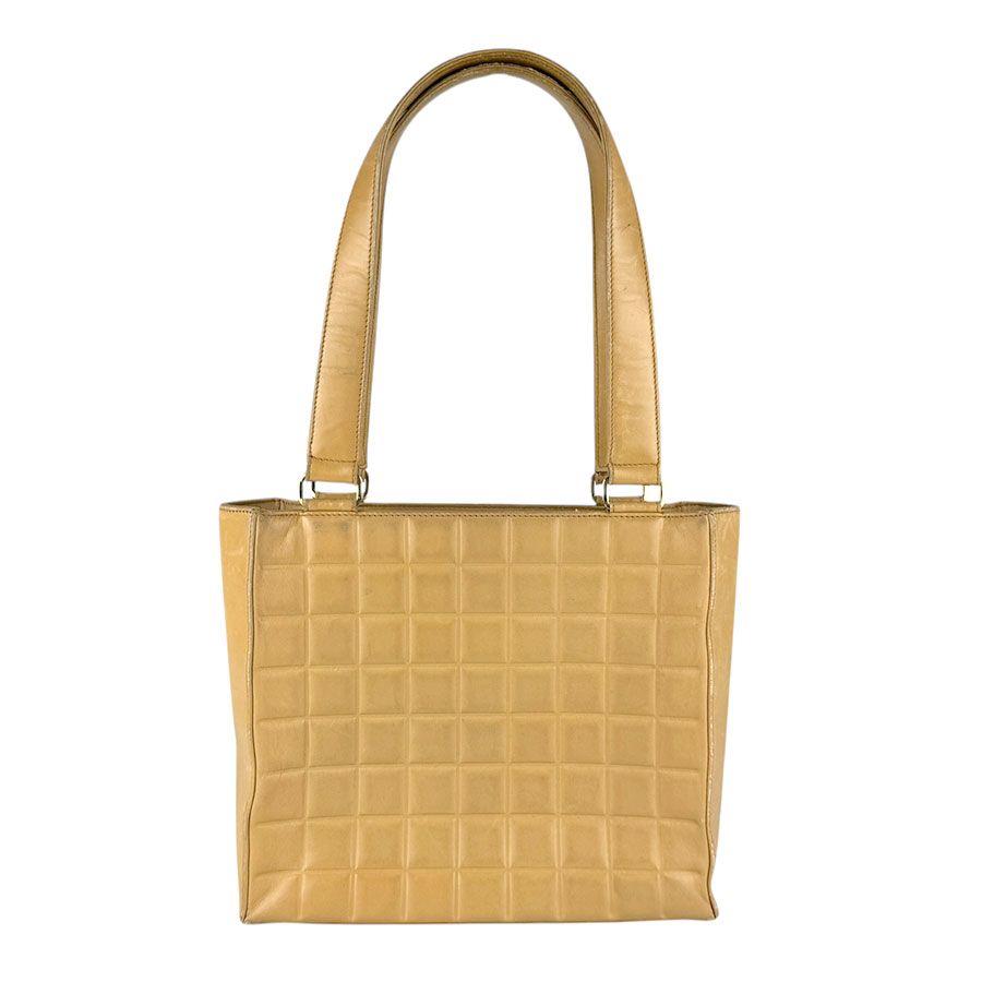 Chanel Tote Shoulder Bag Chocolate Bar — view 3
