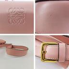 Loewe Gate Dual Mini Shoulder Bag Pink Leather — view 6
