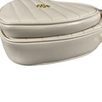 Gucci Heart Chain Shoulder Bag Interlocking White — view 6