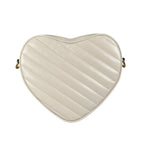 Gucci Heart Chain Shoulder Bag Interlocking White — view 3