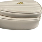 Gucci Heart Chain Shoulder Bag Interlocking White — view 7