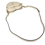 Gucci Heart Chain Shoulder Bag Interlocking White — view 5