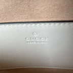 Gucci Heart Chain Shoulder Bag Interlocking White — view 8