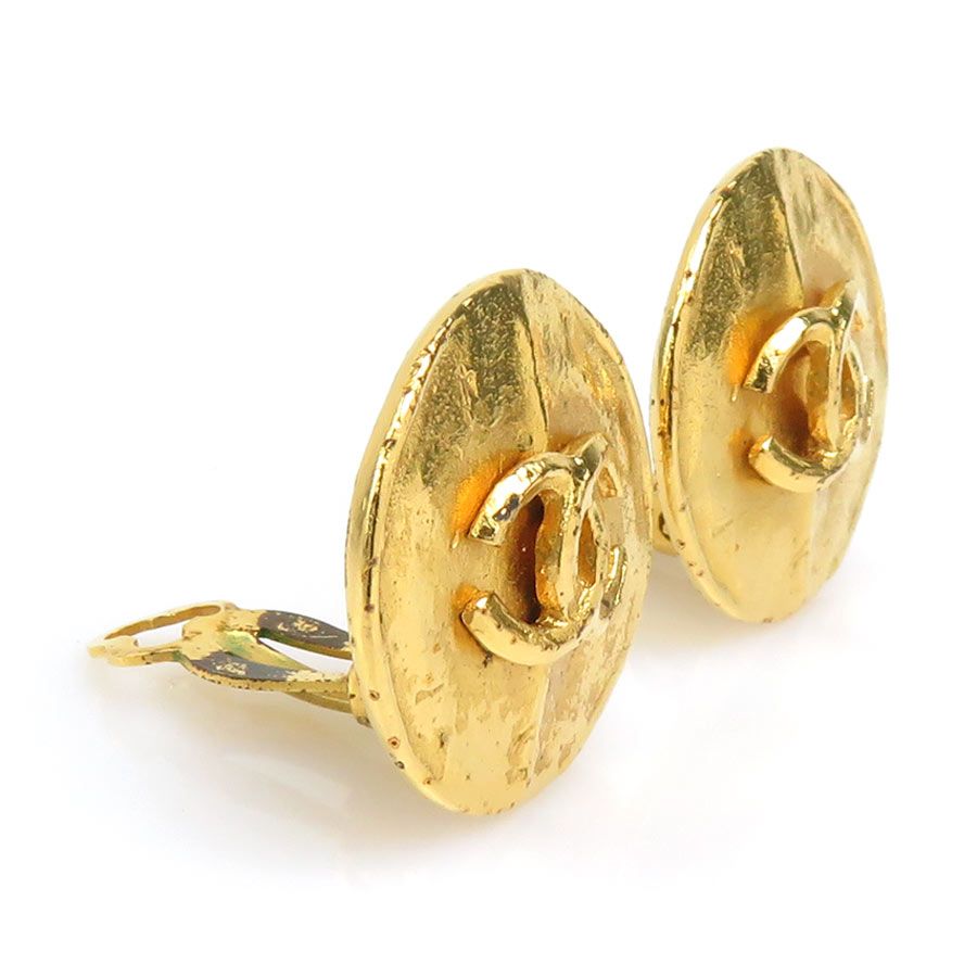 Chanel Earrings CC Logo — view 2