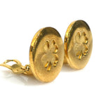 Chanel Earrings Clover Gold — view 2
