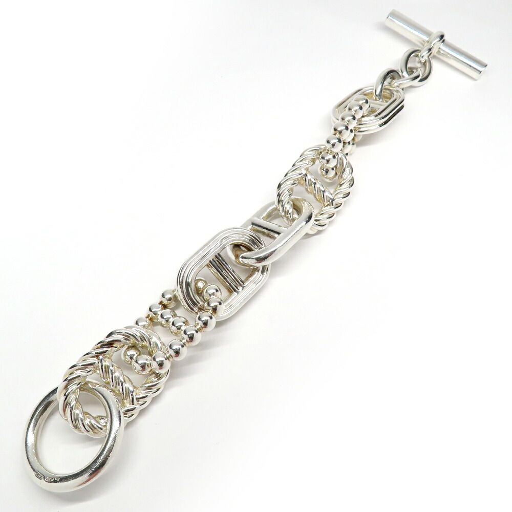 Hermes Bracelet Parade TGM Chaine D'ancre Silver — view 8