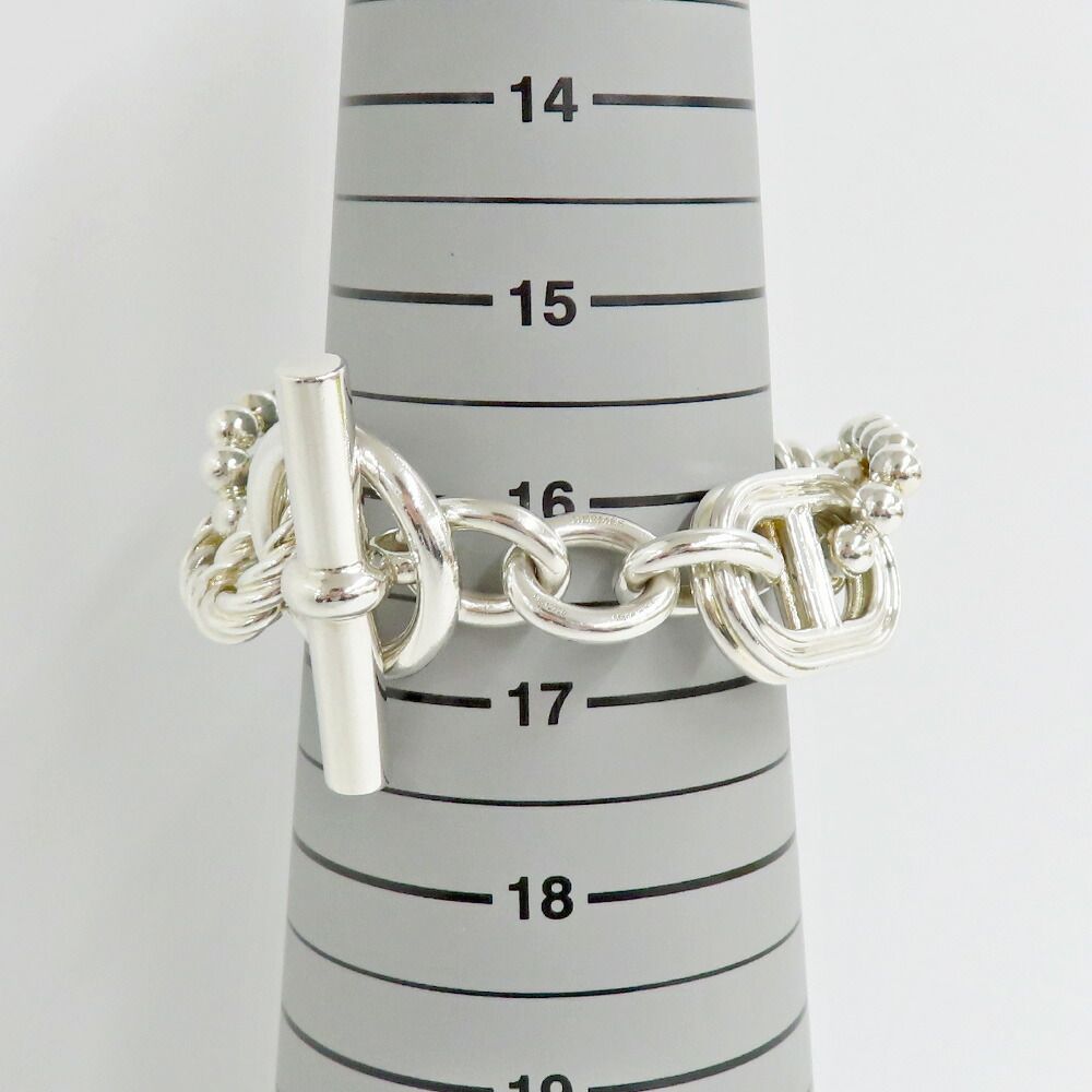 Hermes Bracelet Parade TGM Chaine D'ancre Silver — view 9