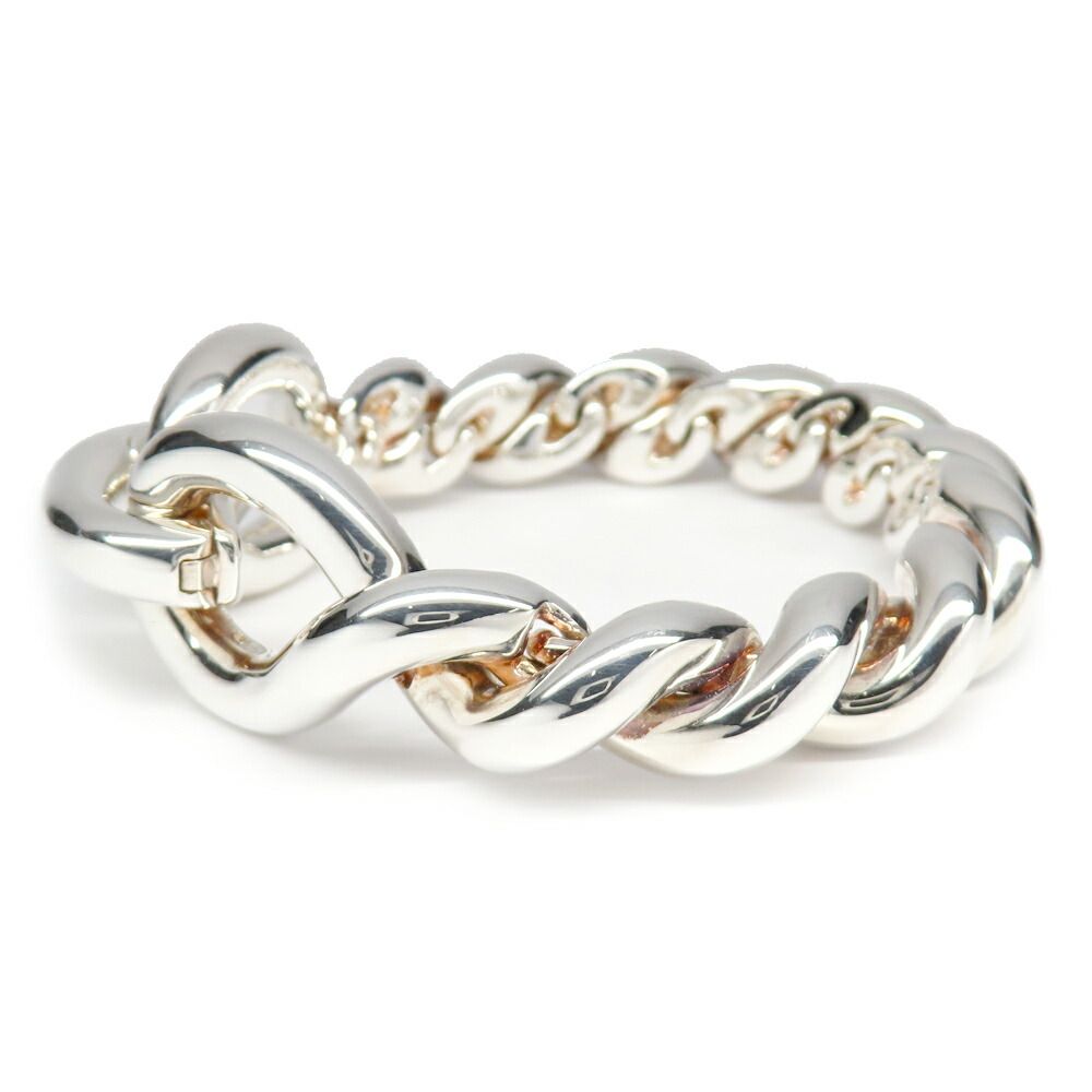 Hermes Bracelet Torsade MM XS Silver — view 4
