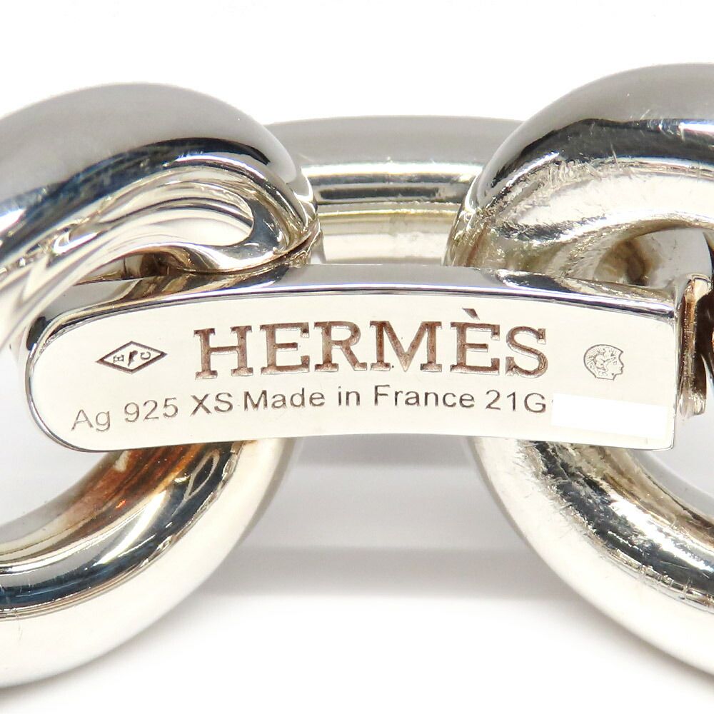 Hermes Bracelet Torsade MM XS Silver — view 8