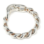 Hermes Bracelet Torsade MM XS Silver — view 3