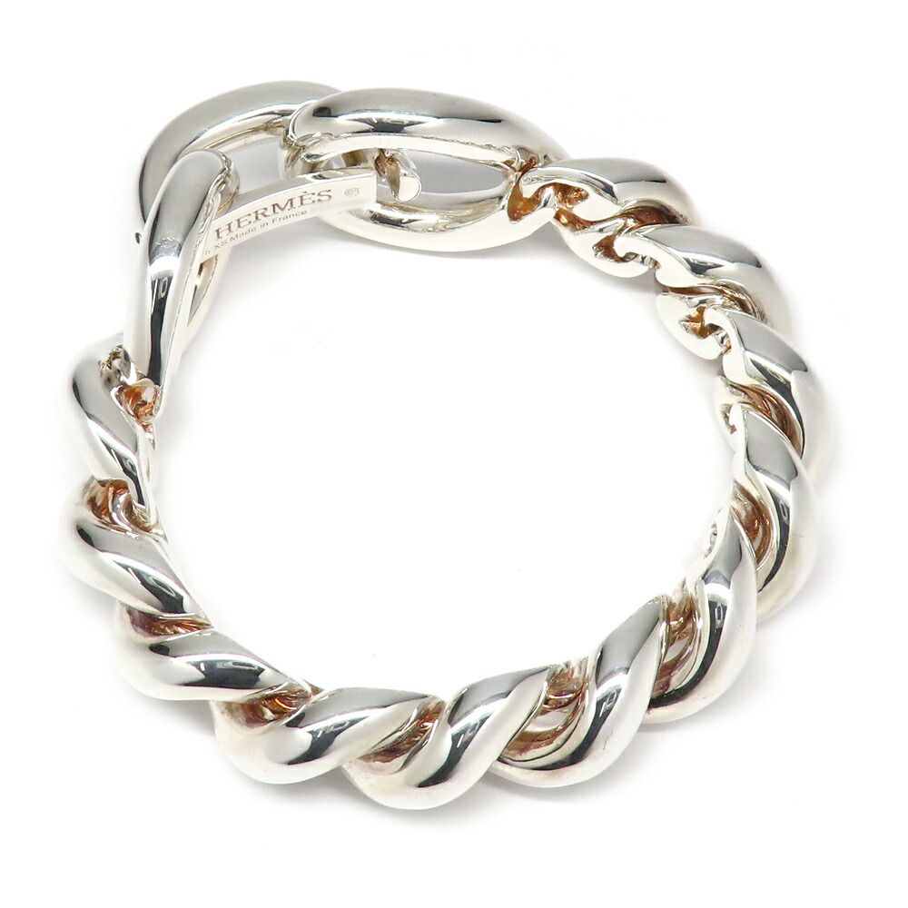Hermes Bracelet Torsade MM XS Silver — view 3