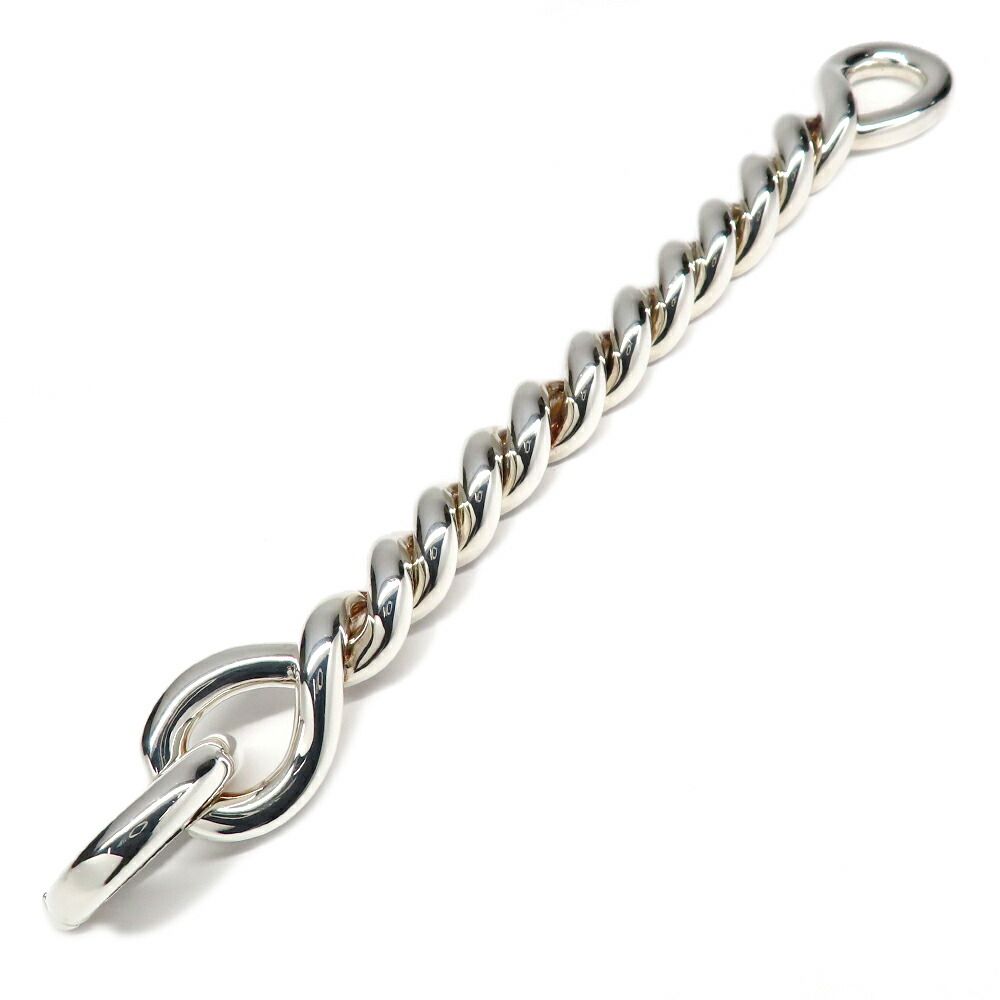 Hermes Bracelet Torsade MM XS Silver — view 7
