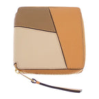 Loewe Puzzle Square Zip Wallet Bifold Calf Brown — view 5