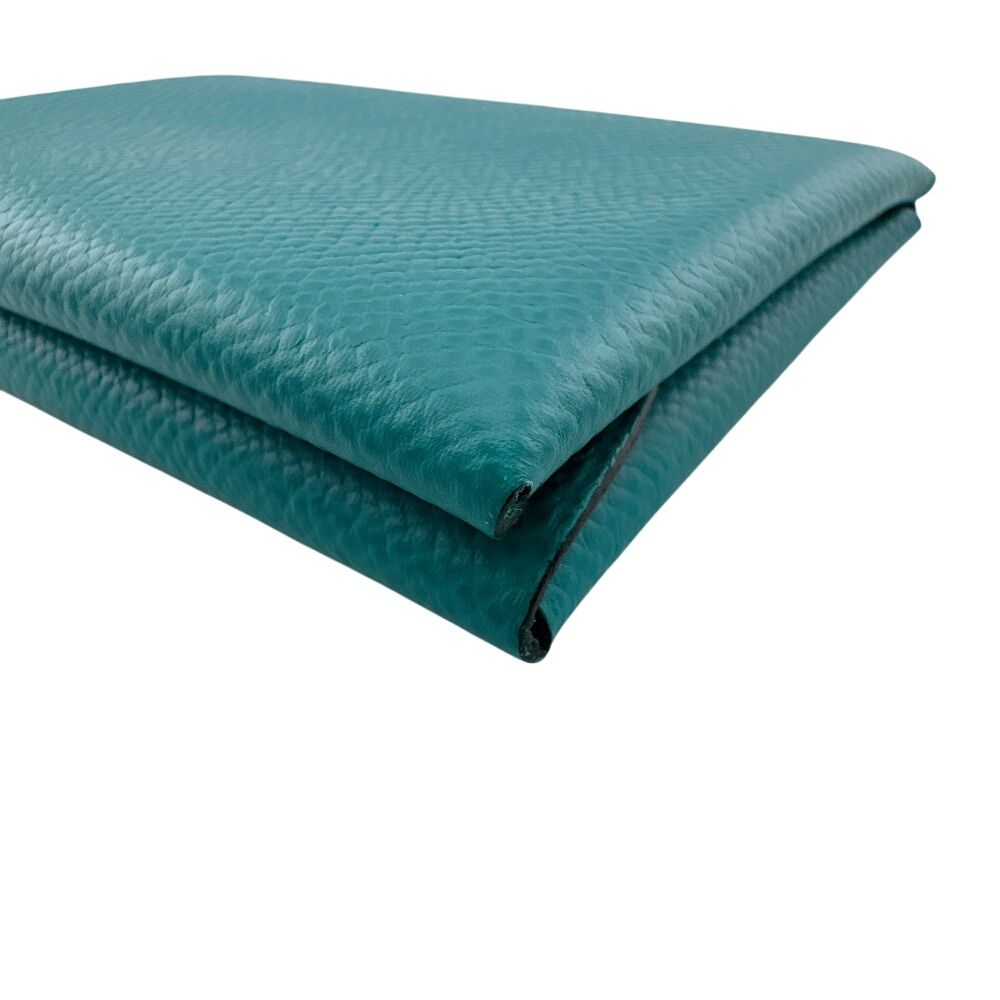 Hermes Calvi Duo Veau Epsom Coin Case Vert Jade — view 6