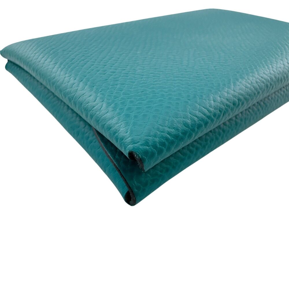 Hermes Calvi Duo Veau Epsom Coin Case Vert Jade — view 5