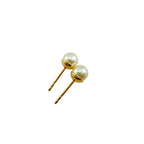 Dior Pearl Bee CD Logo Tribales Tribal Earrings Gold — view 5