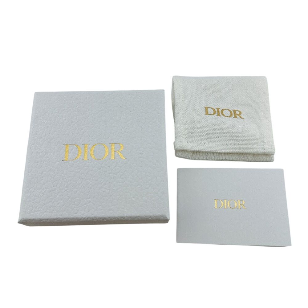 Dior Pearl Bee CD Logo Tribales Tribal Earrings Gold — view 8
