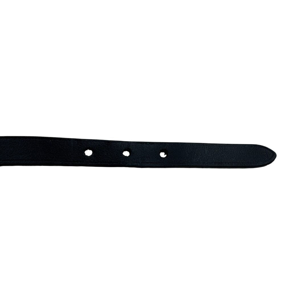 Hermes Bangle Hhardware Behapi Leather Bracelet Black — view 6