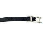Hermes Bangle Hhardware Behapi Leather Bracelet Black — view 7