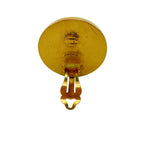 Chanel One Only CC Logo Earrings Gold — view 3