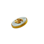 Chanel One Only CC Logo Earrings Gold — view 4