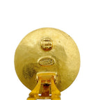 Chanel One Only CC Logo Earrings Gold — view 5
