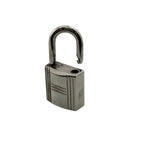 Hermes 110 Padlock Necklace Charm Bag Silver — view 4