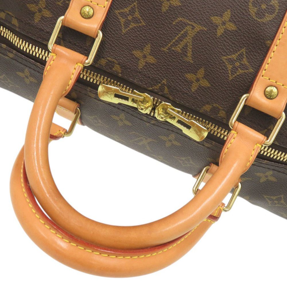 Louis Vuitton Keepall Bandouliere 55 Monogram Boston Bag — view 6