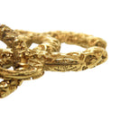 Chanel Lava CC Logo Metal Gold Necklace — view 9