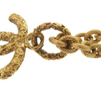 Chanel Lava CC Logo Metal Gold Necklace — view 8