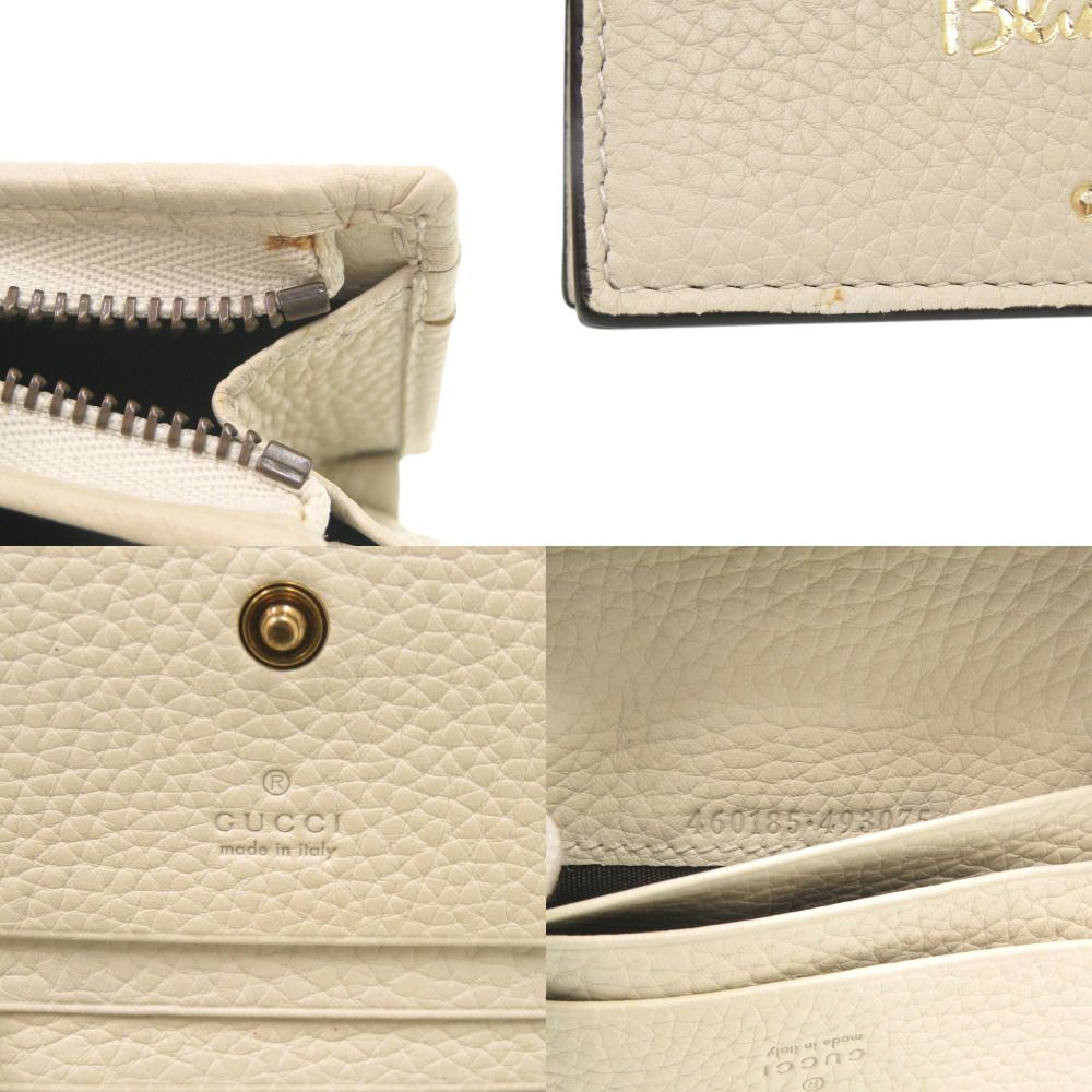 Gucci Animalier Bi Leather Ivory Bifold Wallet — view 8