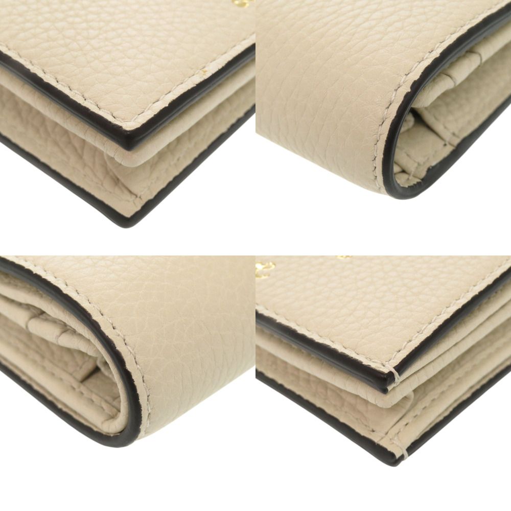Gucci Animalier Bi Leather Ivory Bifold Wallet — view 3