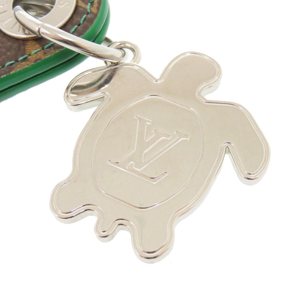 Louis Vuitton Dragonne Tab Monogram Turtle Brown Green Key Holder — view 4